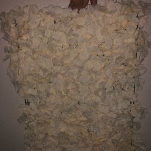 faux flowers for flower wall